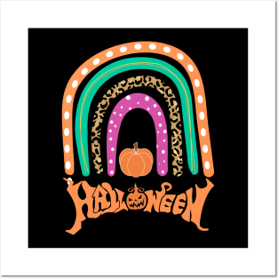 Halloween RAINBOW Posters and Art